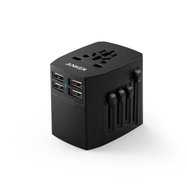 Anker Universal Travel Adapter with 4 USB Ports latest Charging Essential