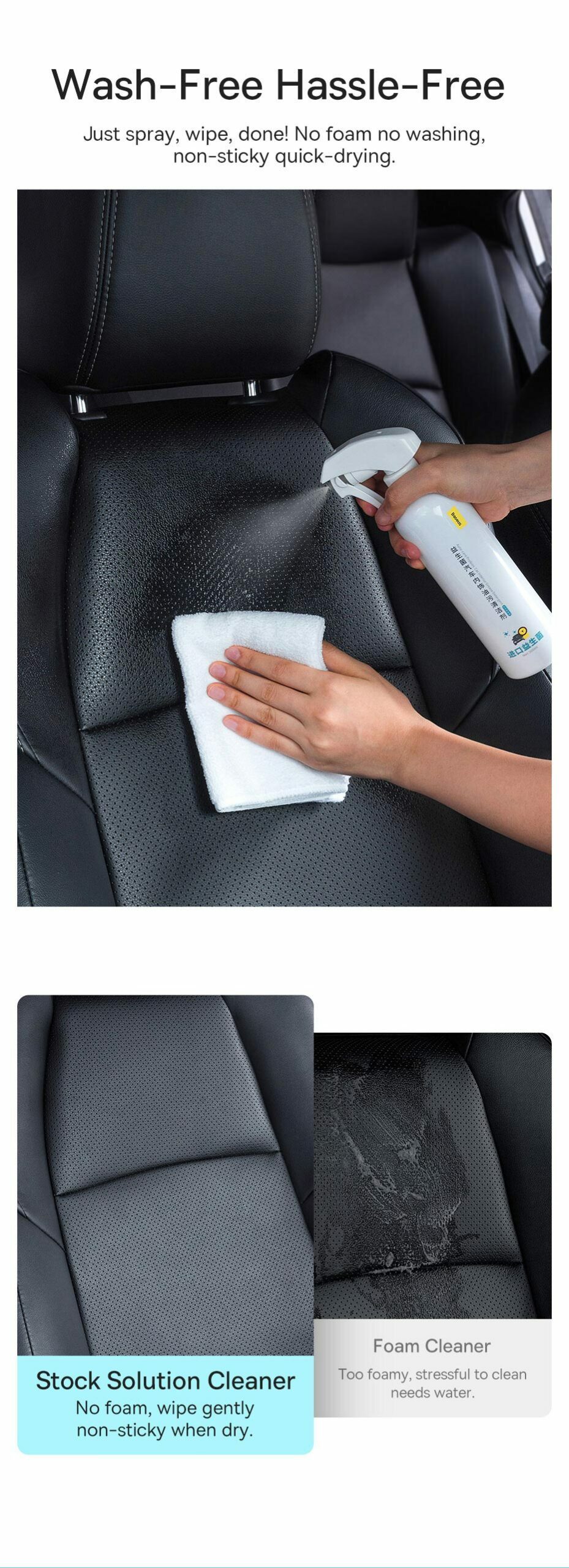 Baseus Auto-Care Probios Car Interior Grease Detergent 300Ml