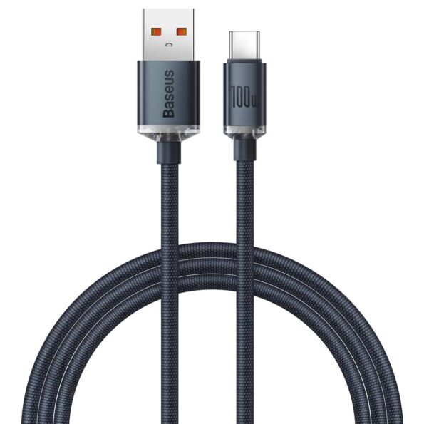 Baseus USB to Type-C 100W Crystal Shine Series Fast Charging Data Cable 2m