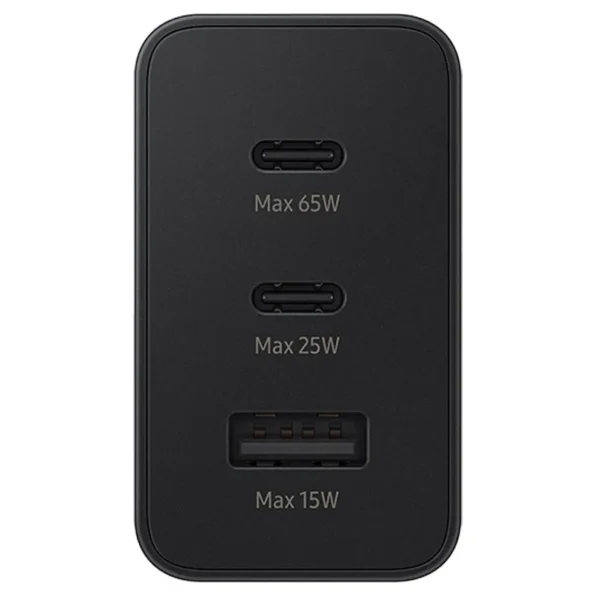 Samsung 65W PD Power Adapter Trio USB-A with 2 USB-C Ports