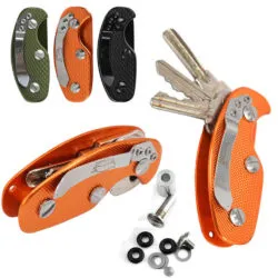 Smart Aluminum Alloy with Stainless Steel Key Holder Organizer Electronics