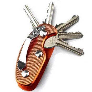 Smart Aluminum Alloy with Stainless Steel Key Holder Organizer