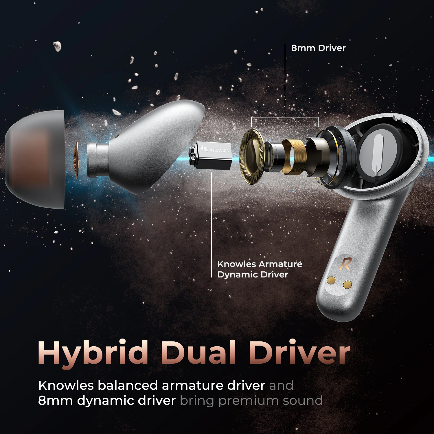 SoundPEATS H2 Hybrid Driver True Wireless Bluetooth Earbuds