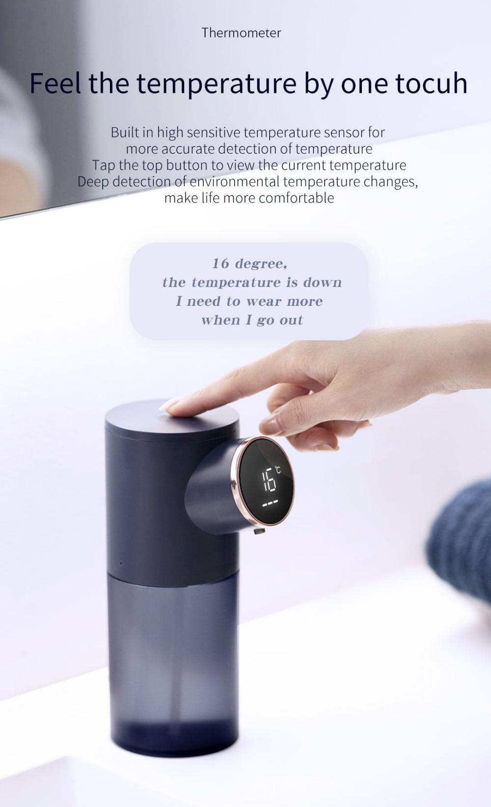 Xiaomi Automatic Soap Dispenser USB Rechargeable with Digital Display 320ml