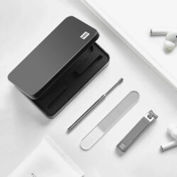 Xiaomi Huohou No Splash Nail Clippers Set with Metal Box flash Electronics