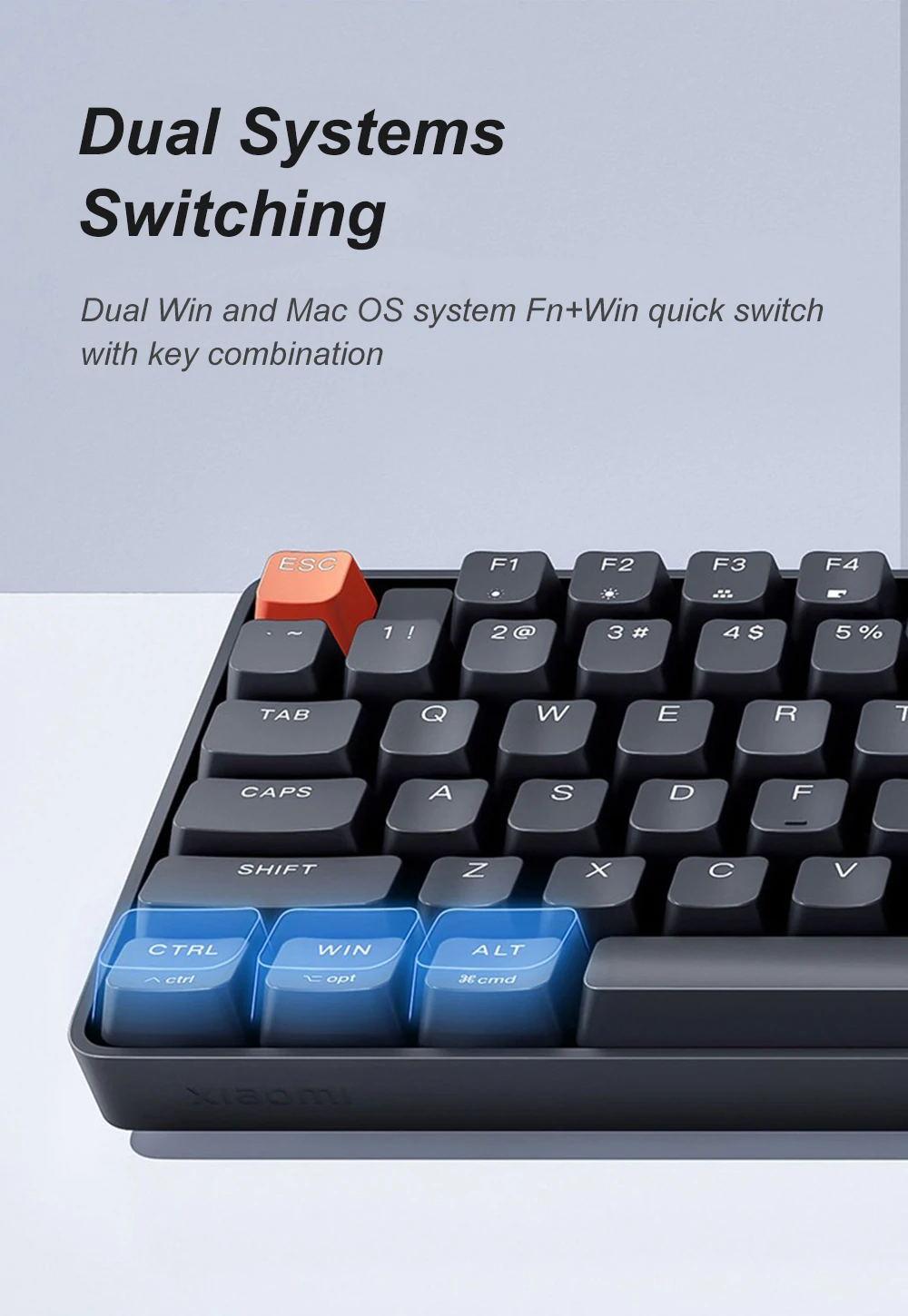Xiaomi Wired Mechanical Keyboard 104 Keys Gaming Ergonomic Design LED Backlight Modes