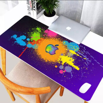 Apple Colourful Logo Mouse Pad Large Anti-slip Laptop Keyboard Desk Table Gaming Pads Mat