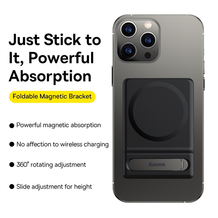 BASEUS Foldable Magnetic Bracket Rotatable Phone Stand