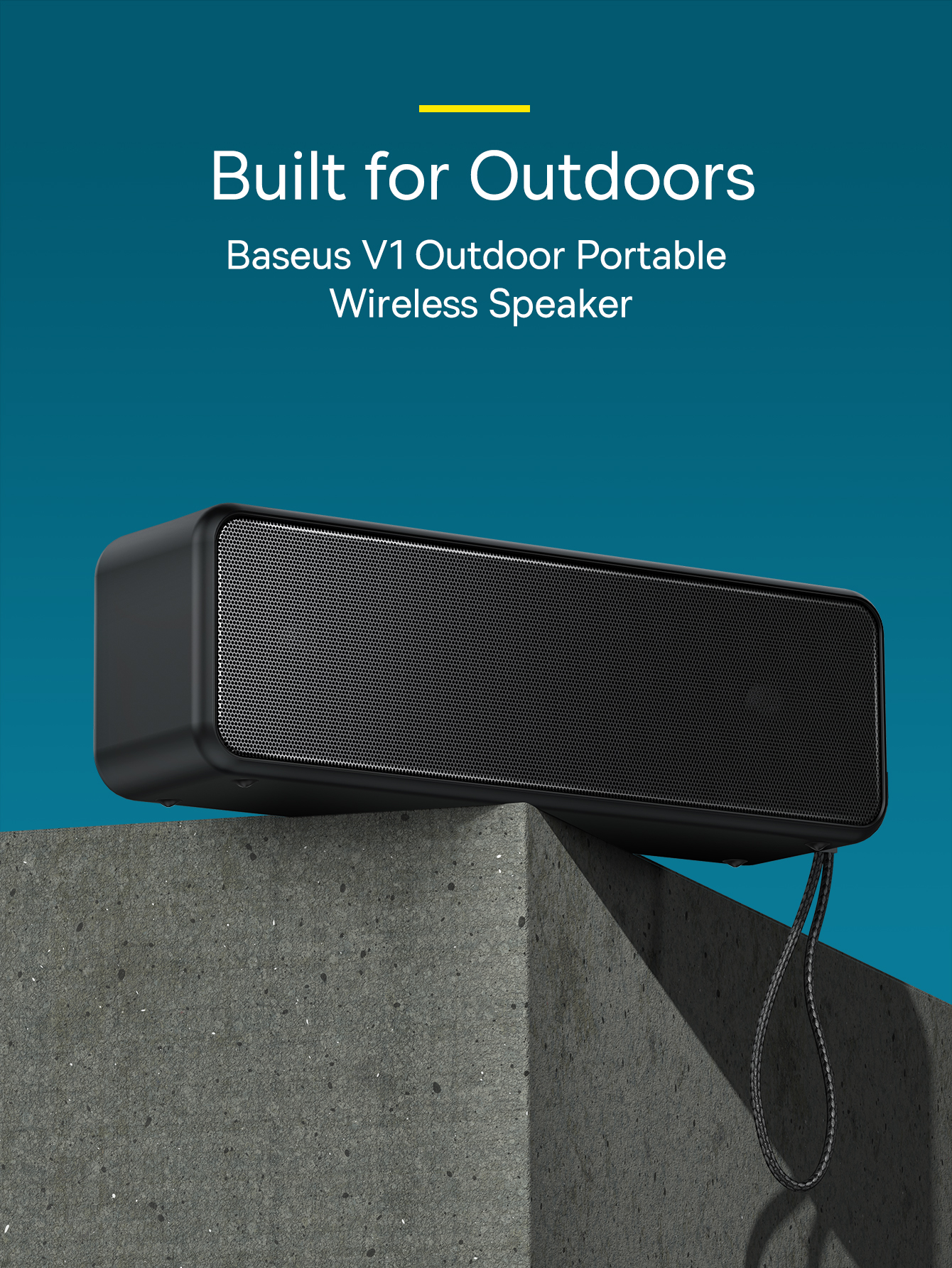 BASEUS V1 Outdoor Portable Waterproof Wireless Speaker