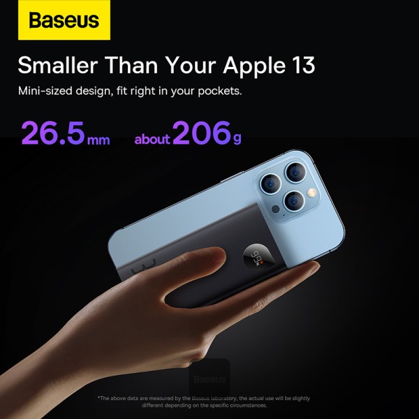 Baseus Adaman2 10000mAh 30W Metal Digital Display Quick Charge Power Bank