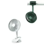 JISULIFE Fan Fa13R Auto-Oscillating 8000mAh Rechargeable Clip Fan1