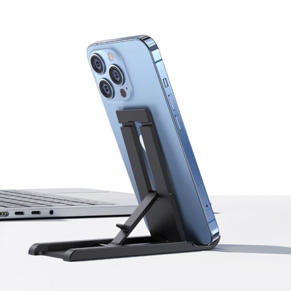 USAMS US-ZJ070 Spring Folding Desktop Phone Stand Lightweight Portable Tablet Holder for 4.7-12 inch Devices Accessories