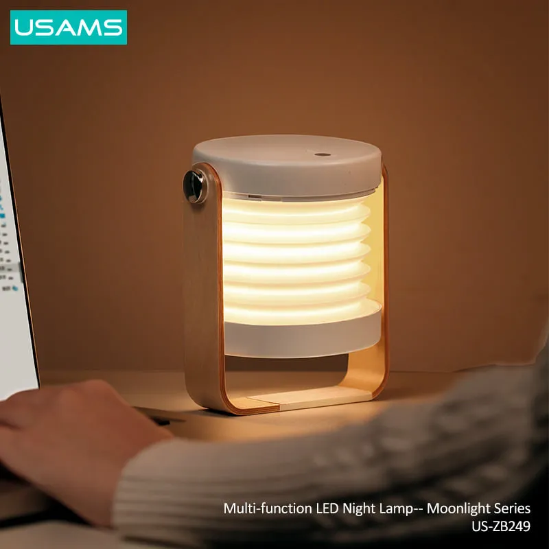 Usams US-ZB249 Moonlight Series Multi-Functional Led Night Lamp