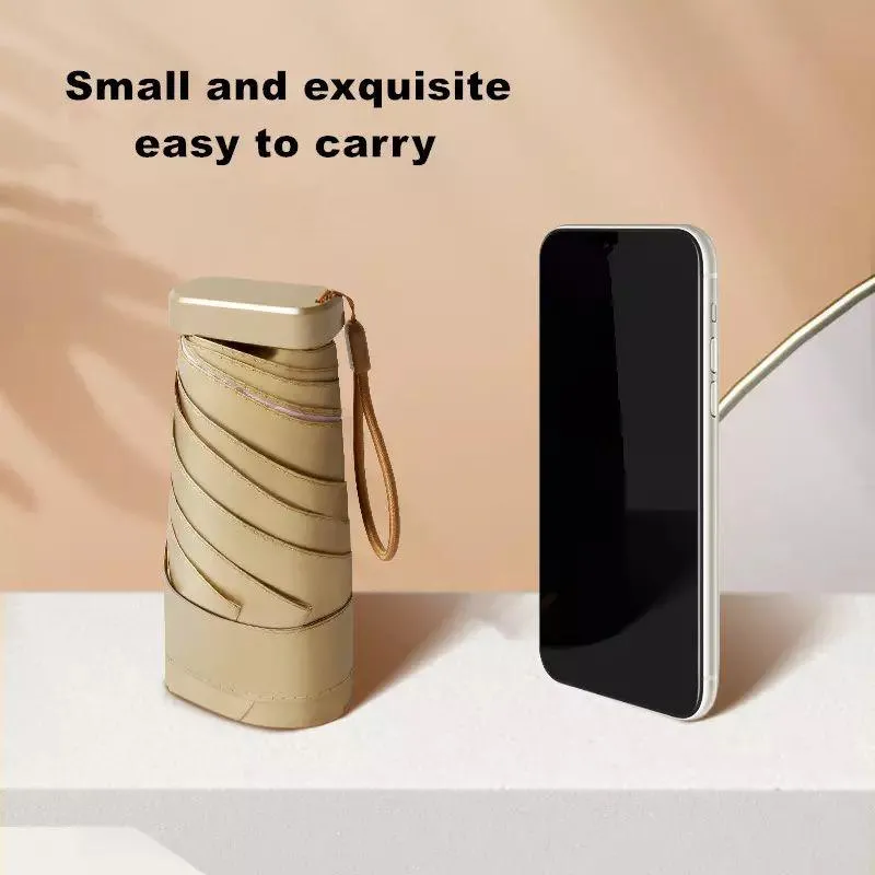 Folding Pocket Umbrella Compact Capsule Design