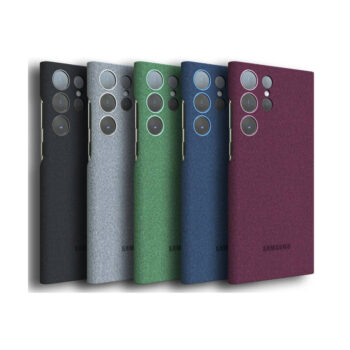 Suede Leather Cover for Galaxy S22 Ultra 5G