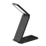 USAMS 15W 3 in 1 Folding Wireless Charging Stand with Table Lamp