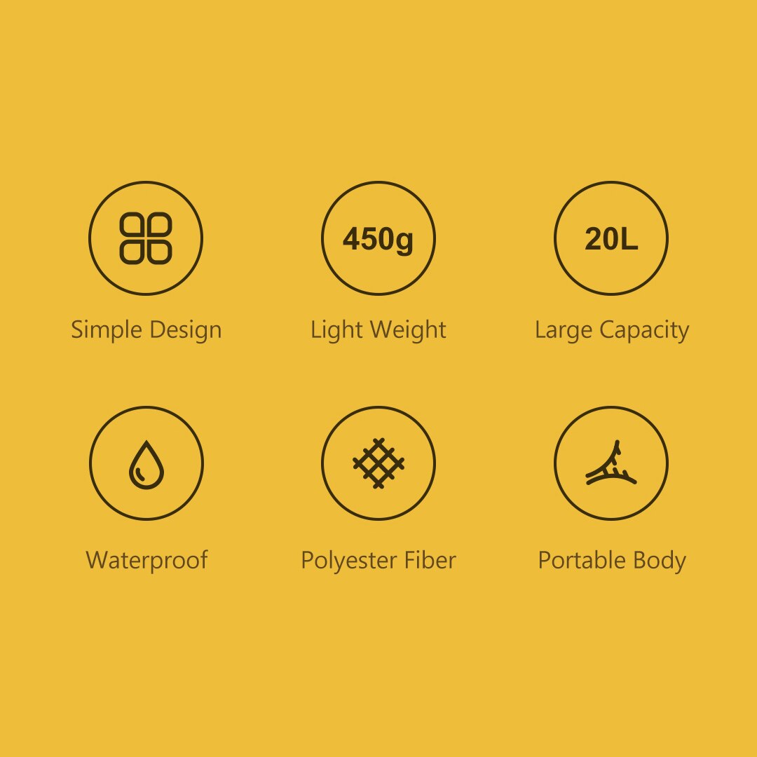 Xiaomi 20L Polyester Fiber Waterproof Backpack2