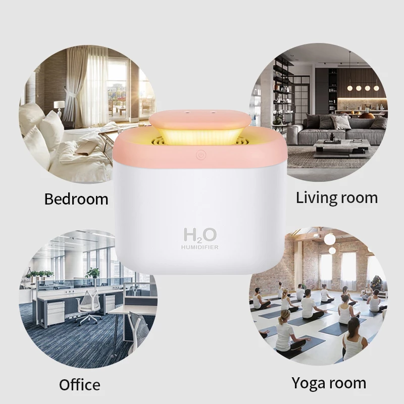 Xiaomi Diffusion Aromatherapy Humidifier Large Capacity 3.3L Double Spray Portable USB Ultrasonic Cold mist Sprayer With Colourful Night Light