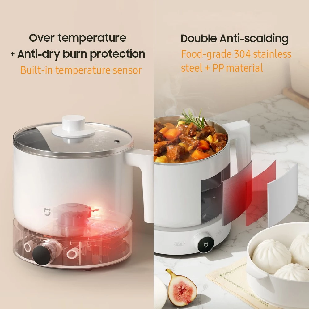 Xiaomi Mijia Smart 1.5L 1000W Multi-function Electric Cooker Pot Control With Mijia App