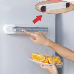 Xiaomi Professional Cling Film Cutting Box Adjustable Plastic Wrap Cutter Wall-mounted Electronics