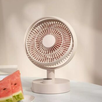 Xiaomi Youpin SOTHING PLUME Rotating Head Desktop Fan S1 with Digital Display and Infinite Switch