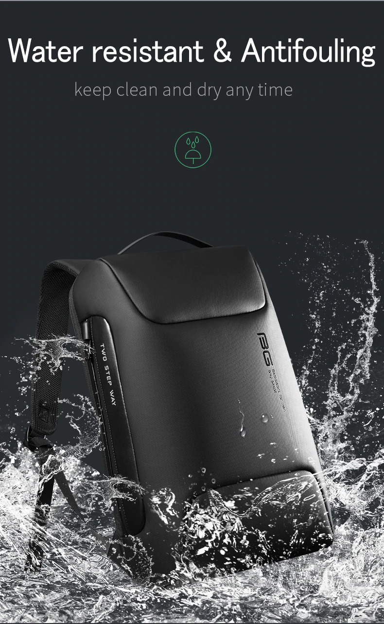 Bange 7216 Anti-Theft Waterproof Camo Backpack
