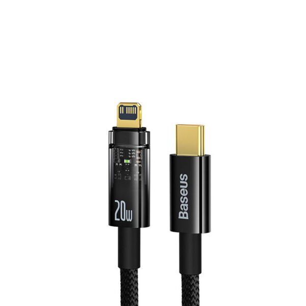 Baseus Explorer Series 20W Type-C to Lightning Auto Power-Off Fast Charging Data PD Cable Cable