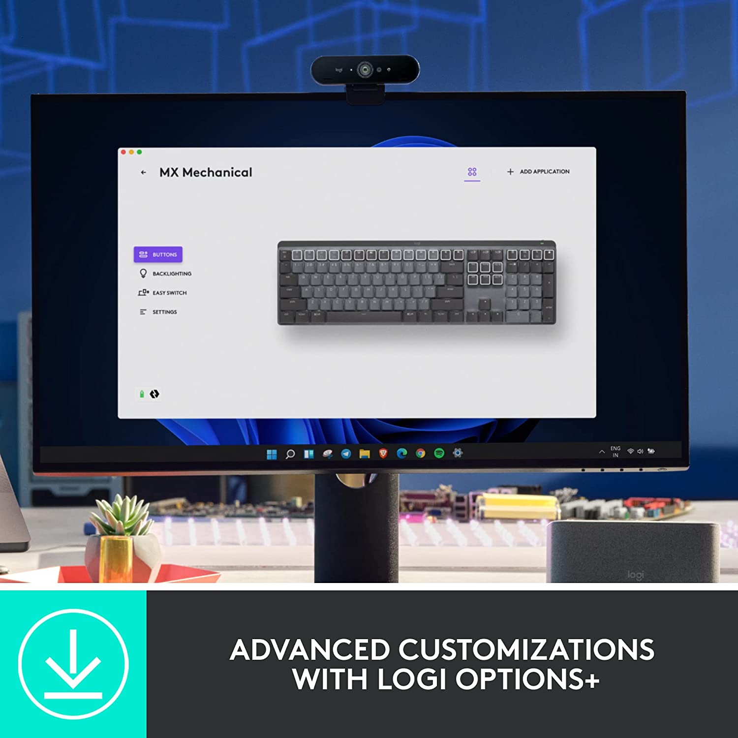 Logitech MX Mechanical Illuminated Wireless Keyboard