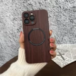 Mag Wooden With Camera lens Protective Case for iPhone 13 / 13 Pro / 13 Pro Max