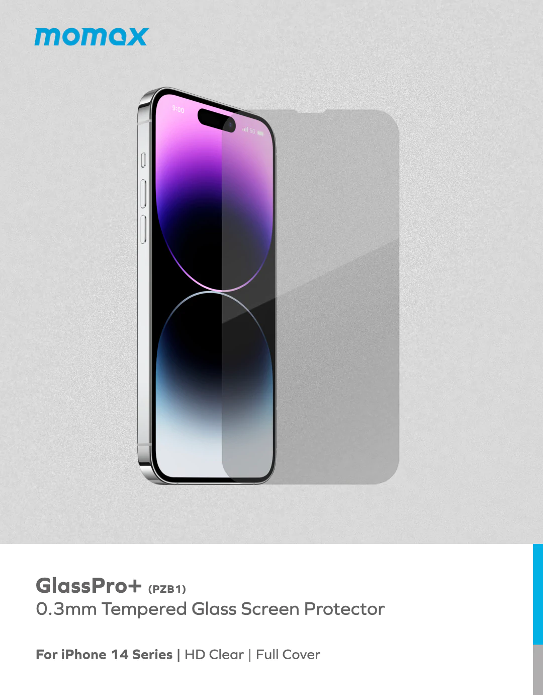 Momax Glasspro+ 0.3Mm Tempered Glass For Iphone 14 / 14 Plus / 14 Pro / 14 Pro Max