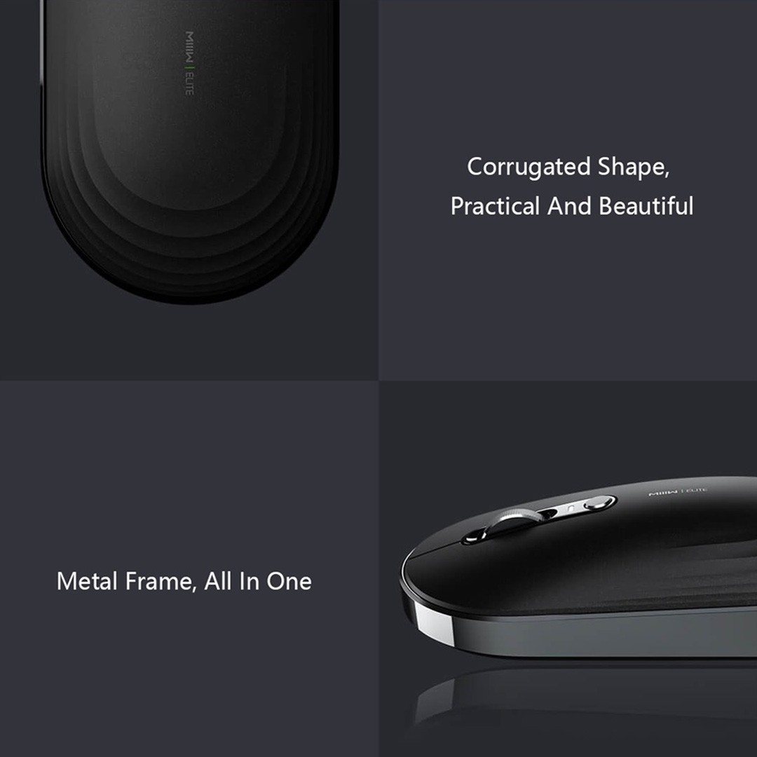 Original Xiaomi MIIIW Adjustable Lifting Deformation Dual Mode Wireless Bluetooth Mouse