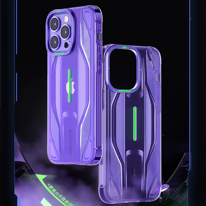 Pqy Supercar Military Grade Shockproof Luminous Case Iphone 14 Pro / 14 Pro Max
