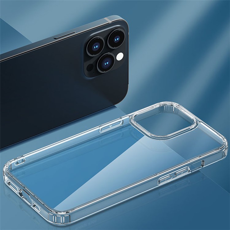 Rock Transparent Shockproof Tpu+Pc Anti-Fall Slim Case For Iphone 14 / 14 Plus / 14 Pro / 14 Pro Max