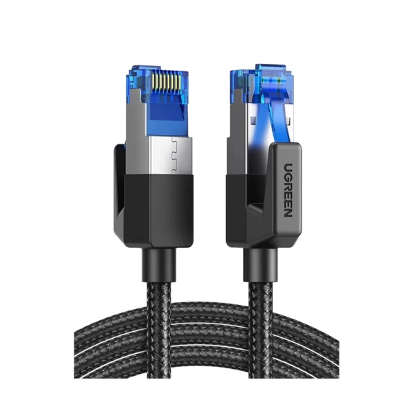 UGREEN Ethernet Cable CAT8 Nylon Braided 40Gbps 2000MHz RJ45 Cable Dongle | Reader