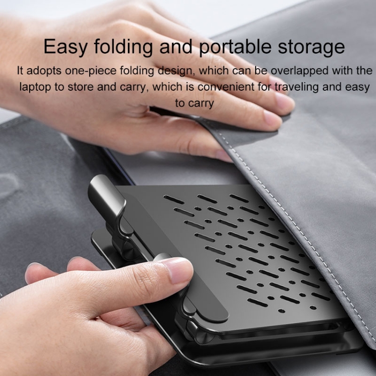 WiWU ZM105 Double Layer Stepless Adjustable Desktop Tablet Folding Stand for Phone and Tablet