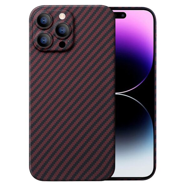 X-LEVEL Nano Kevlar Series Carbon Fiber Texture Magnetic Case for iPhone 14 Pro / 14 Pro Max