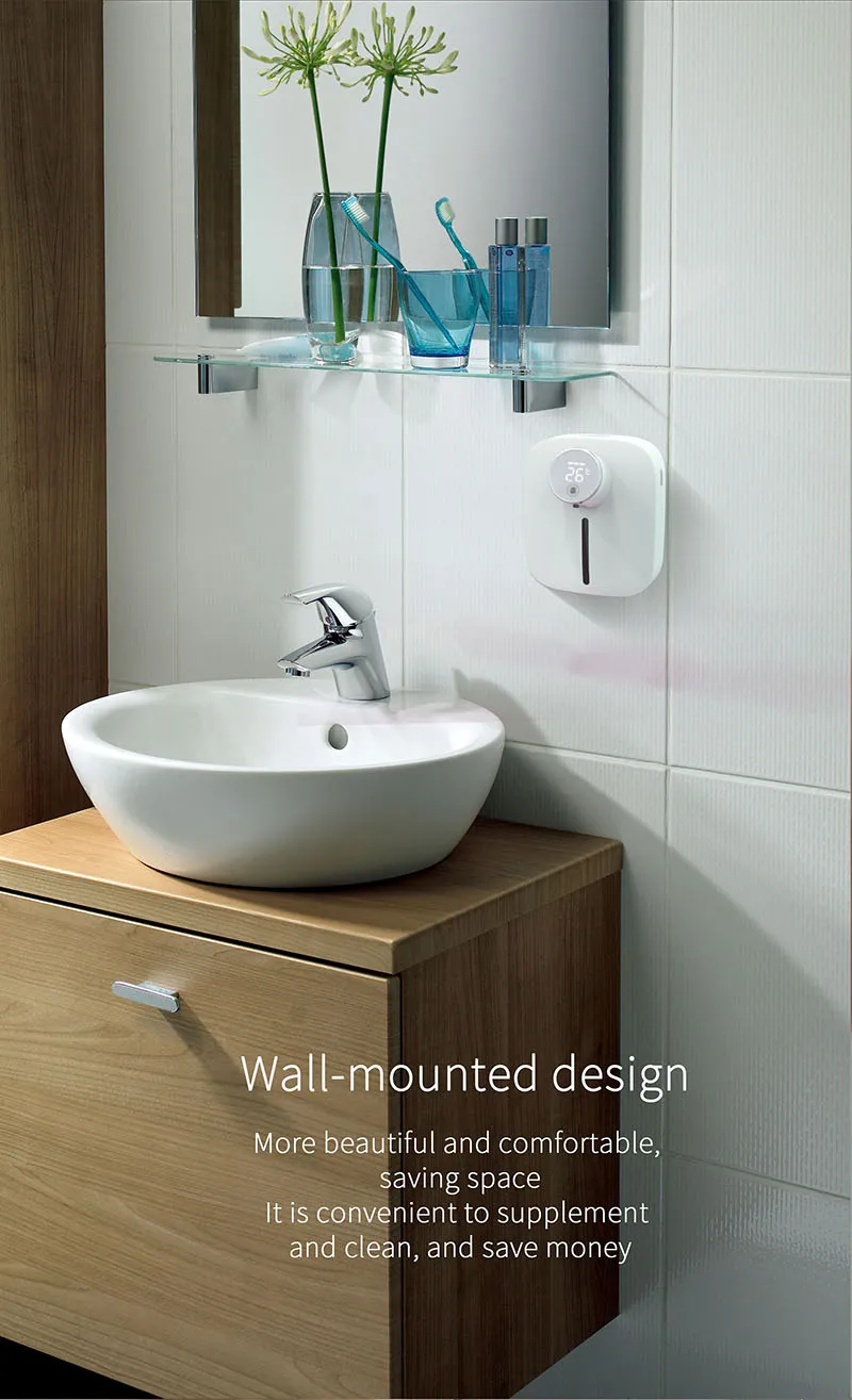 Xiaomi Automatic Foam Soap Dispenser Wall Mount Smart Infrared Touchless Sensor 320ml
