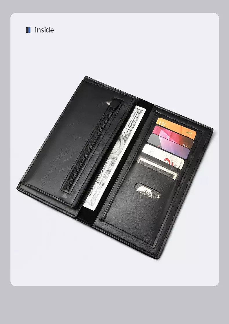 BANGE 577-1 PU Leather Slim Minimalist Wallet