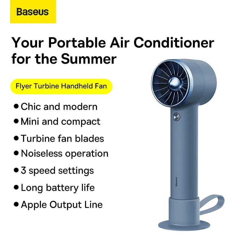 Baseus Flyer Turbine Handheld Fan 4000mAh Battery