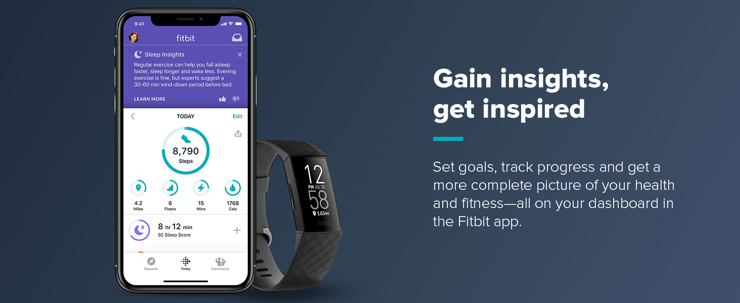 Fitbit Charge 4 Fitness and Activity Tracker