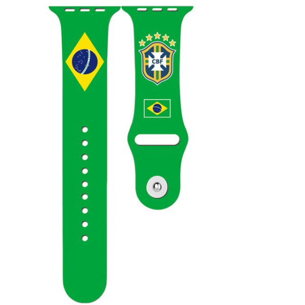 Flag Series Silicone Strap for iWatch 44 / 45mm