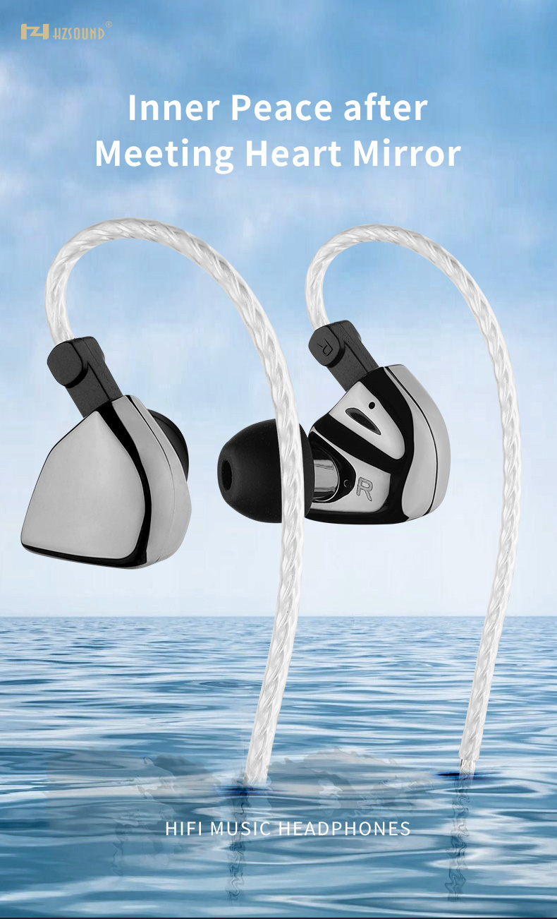 HZsound Heart Mirror Pro HiFi 10mm Dynamic Driver In-Ear Monitors