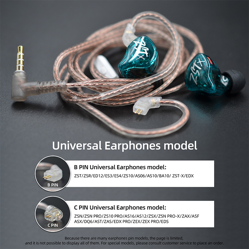 KZ Upgrade Replacement Earphones Cable With Mic