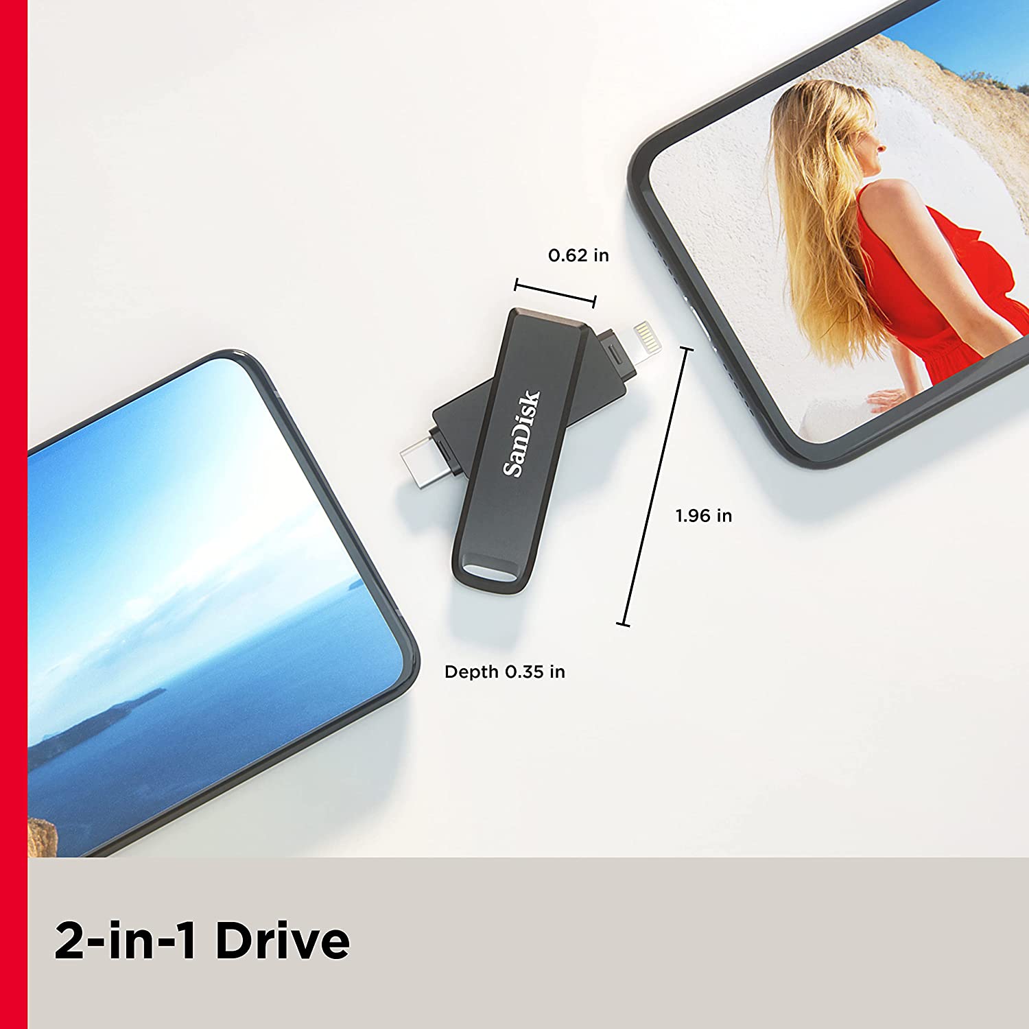 SanDisk iXpand Flash Drive Luxe Type-C Flash Drive 128GB / 256 GB