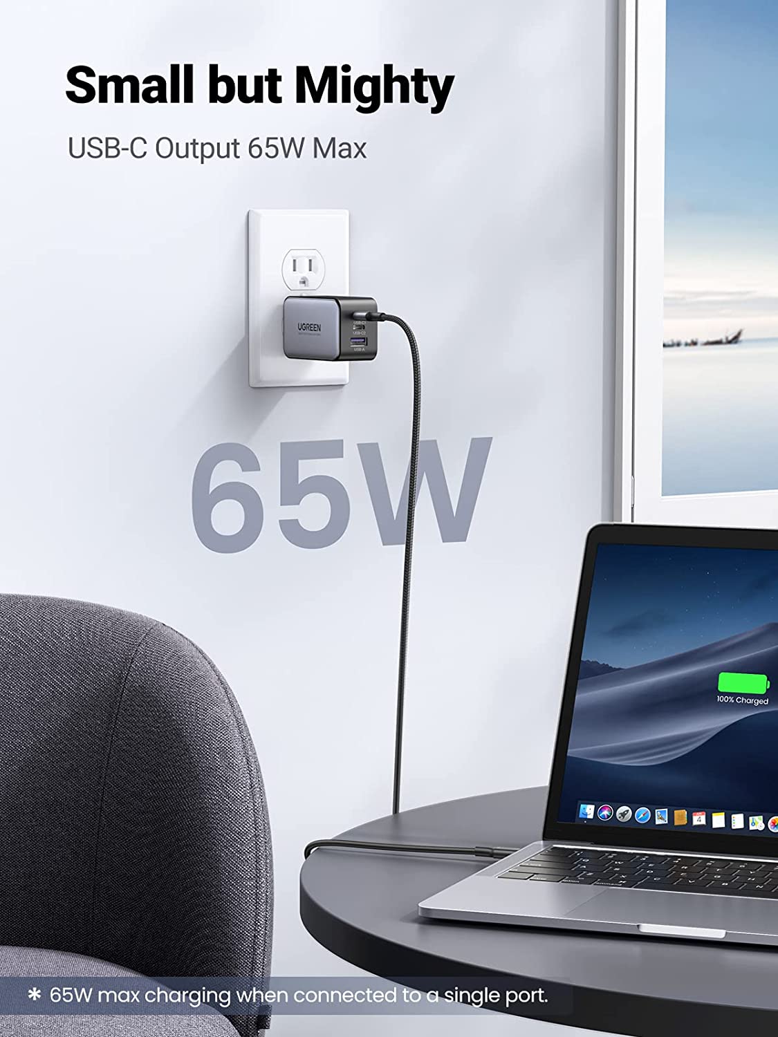 UGREEN GaN X 65W 3-Port PD Fast Charger