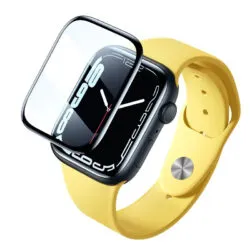 Baseus 2pc Full Coverage Curved Screen Crystal Tempered Glass Film for Apple Watch 45mm Cases | Protector