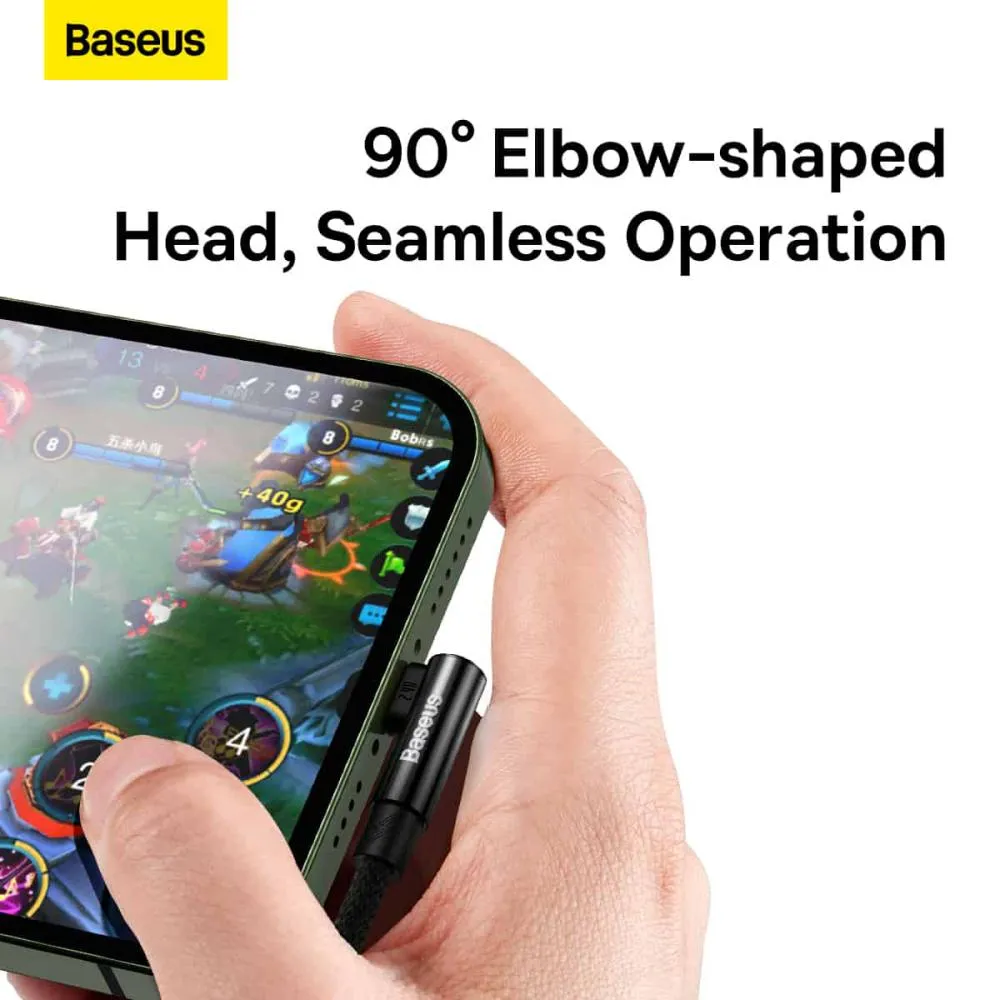 Baseus MVP 2 Elbow-shaped USB to Lightning Fast Charging Data Cable