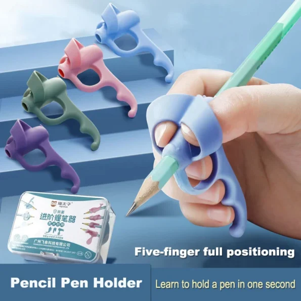 Silicone Pencil Grip for Kids Handwriting Writing Aid Grippers for Children and Students