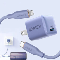 ANKER B8662 PowerPort III Colorful Nano 20W PD Adapter with Type-C to Lightning Cable latest Charger