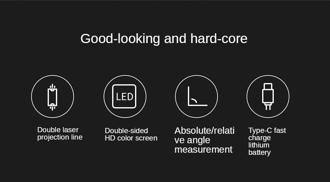 Xiaomi DUKA ATuMan LI1 Laser Line Projector Angles with Tripod
